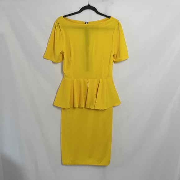 Yellow Spring Maxi Dress Size L - Picture 6 of 8